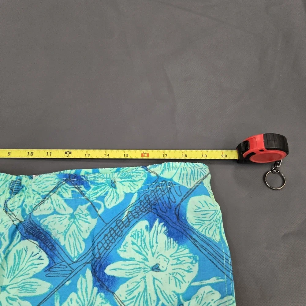 Vintage Surf‎ Gear Abstract Print Swim Trunks Board Shorts Mens Sz 36 - 38 Rare